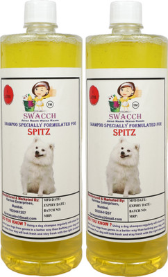swacch Spitz Dog Shampoo With Medium White Bone Conditioning Lemon Dog Shampoo(2 L)