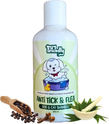 SARGO Anti-Tick & Flea Shampoo | 200 ml (Pack of 1) Flea and Tick Lavender Dog, Cat Shampoo(200 ml)