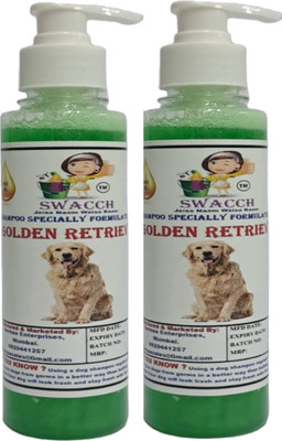 swacch Premium Shampoo For Golden Retriever Conditioning Neem Alovera Dog Shampoo(400 ml)