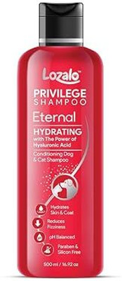 Lozalo Privilege Pet Conditioning Shampoo- 500 ml Conditioning Coat with Hyaluronic Acid Dog Shampoo(500 ml)