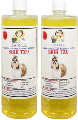 swacch Shih Tzu Dog Shampoo With Medium White Bone Conditioning Lemon Dog Shampoo(2 L)