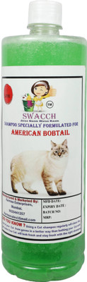 swacch American Bobtail Conditioning Neem Alovera Cat Shampoo(1000 ml)