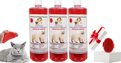 swacch American Bobtail Shampoo + Bath Brush with Adjustable Straps Conditioning Jasmine Cat Shampoo(3 L)