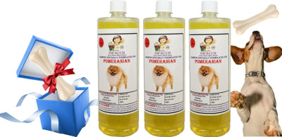 swacch Pomeranian Dog Shampoo With Large White Bone Conditioning Lemon Dog Shampoo(3 L)