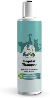 petperk Neem and Aloevera Shampoo for Cats Advanced Nanotechnology Based Formulation Conditioning Neem Cat Shampoo(200 ml)