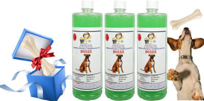 swacch Boxer Dog Shampoo With Large White Bone Conditioning Neem Alovera Dog Shampoo(3 L)
