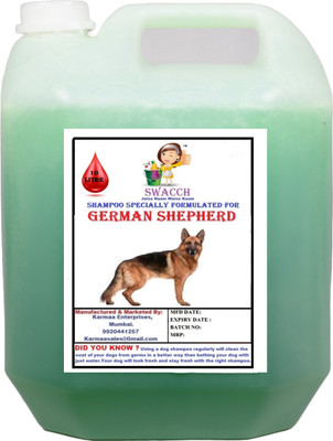 swacch German Shepherd Conditioning Neem Alovera Dog Shampoo(10000 L)