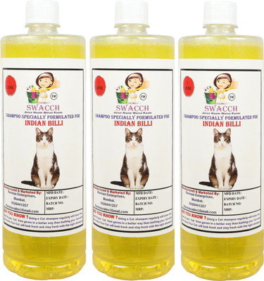 swacch Indian Billi Conditioning Lemon Cat Shampoo(3000 L)