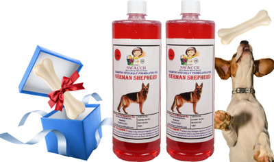 swacch German Shepherd Dog Shampoo With Medium White Bone Conditioning Strawberry Dog Shampoo(2 L)