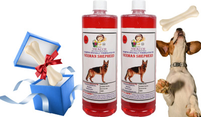 swacch German Shepherd Dog Shampoo With Medium White Bone Conditioning (Jasmine) Dog Shampoo(2 L)