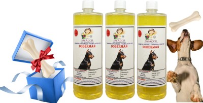 swacch Doberman Dog Shampoo With Large White Bone Conditioning Lemon Dog Shampoo(3 L)