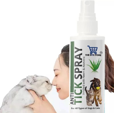 THE DDS STORE Anti Flea Spray used as Cat Kitten Flea & Tick Treatment Flea and Tick, Allergy Relief, Anti-itching, Anti-fungal NEEM & ALOEVERA Cat Shampoo(250 ml)