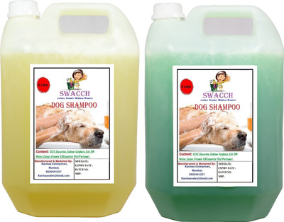 swacch Dog Shampoo Conditioning Lemon, Neem Alovera Dog Shampoo(10000 L)