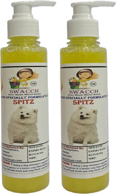 swacch Premium Shampoo For Spitz Conditioning Lemon Dog Shampoo(400 ml)