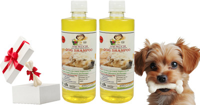 swacch Dog Shampoo With Small White Bone Conditioning Lemon Dog Shampoo(1000 ml)