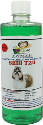 swacch Shih Tzu Dog Shampoo With Spike Ball Chew Toy Combo Pack Conditioning Neem Alovera Dog Shampoo(500 ml)