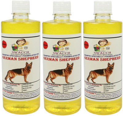 swacch Spike Ball Chew Toy + German Shepherd Dog Shampoo Combo Pack Conditioning Lemon Dog Shampoo(1500 ml)