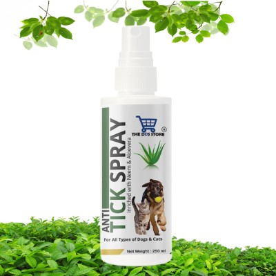THE DDS STORE Dog Cat Naturals Flea and Tick Spray 250 ml, Relieves Itching and Irritation Flea and Tick NEEM Dog Shampoo(250 ml)