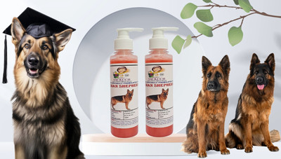 swacch Premium Shampoo For German Shepherd (200ml) (Pack of 2) Conditioning Jasmine Dog Shampoo(400 ml)