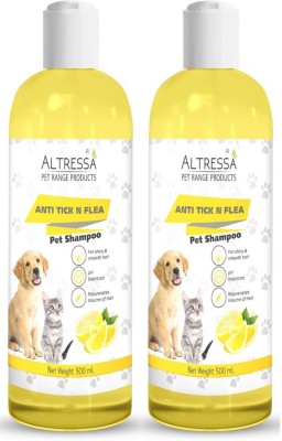 ALTRESSA Flea and Tick, Anti-dandruff, Anti-itching Anti Tick N Flea Pack of 2 Dog Shampoo(1000 ml)
