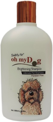 Pet Needs Oh My Dog Brightening Ultimate Dog Shampoo-500ml Whitening and Color Enhancing Mild Dog Shampoo(500 ml)