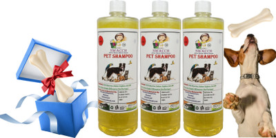 swacch Pet Shampoo With Large White Bone Conditioning Lemon Dog Shampoo(3 L)