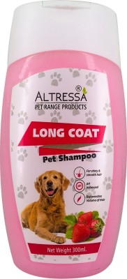 ALTRESSA Long Coat Pet Shampoo for Hair Rejuvenation, pH Balanced, Boost Volume for Shiny & Smooth Hair, 300 ml Anti-dandruff, Anti-itching, Conditioning NA Dog Shampoo(300 ml)