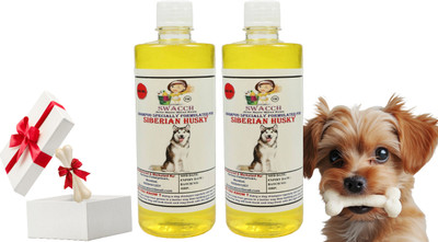 swacch Siberian Husky Dog Shampoo With Small White Bone Conditioning Lemon Dog Shampoo(1000 ml)