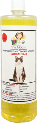 swacch Indian Billi Conditioning Lemon Cat Shampoo(1000 L)