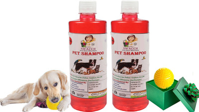 swacch Pet Shampoo + Spike Ball Chew Toy Combo Pack Conditioning Jasmine Dog Shampoo(1 L)