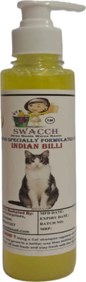 swacch Premium Shampoo For Indian Billi Conditioning Lemon Cat Shampoo(200 ml)