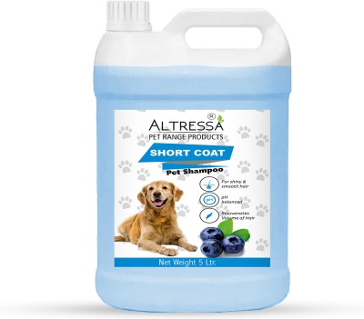 ALTRESSA Anti-microbial, Conditioning, Anti-itching Blueberry, Short Coat Dog Shampoo(5 L)