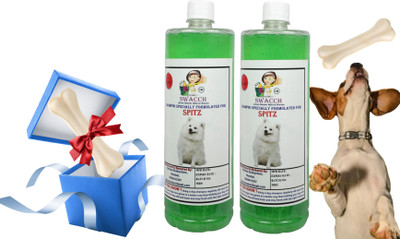swacch Spitz Dog Shampoo With Medium White Bone Conditioning Neem Alovera Dog Shampoo(2 L)