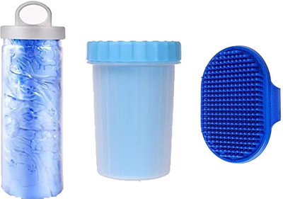 PAWS SAMRAT Pet Towel / Paw Cleaner Large / Palm Brush Grooming Kit For All Types Pets Pet Spa Kit