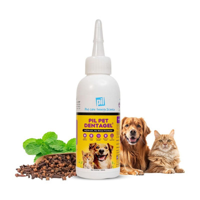 Pil Pet Denta gel Counteracts Prevents formation of Tartar & Fights Bad Bacteria Pet Toothpaste(Suitable For Dog)