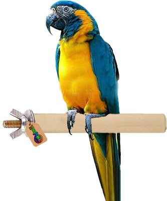 DreamAuro 8 Inches / 20 cm Natural Habitat Wooden Light Weight Bird Perch/Stand/Toy Wooden Training Aid, Stick, Perch For Bird