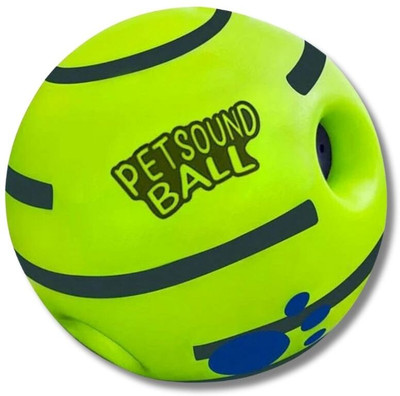 Petfun Interactive Pet Sound Ball | Durable Squeaker for Fetch and Play Rubber, Plastic Ball For Dog & Cat