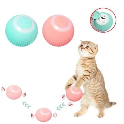 Shreeshann Smart LED 360° Rotating Cat Toy Ball, Interactive Cat Toys Plastic Ball For Cat