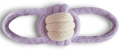 My Super Paws Knot Ball with Double Loops Natural Cotton Rope Toy Cotton Tug Toy, Chew Toy, Fetch Toy For Dog
