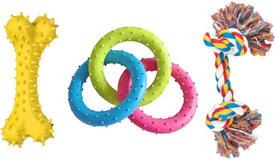 PSK PET MART Rubber Ball, Chew Toy, Fetch Toy For Dog & Cat