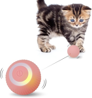 DogTrust Cat Toy, Interactive Cat Smart Ball Toy 2.0 1 pcs color blue pink random Rubber Ball For Cat