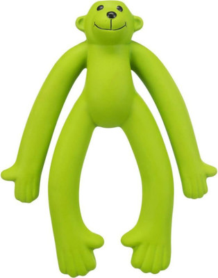 PSK PET MART Squeaky Monkey Sounds Latex Puppy Toy Rubber Squeaky Toy For Dog