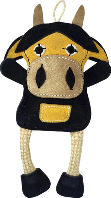 Oye Bark Oye Bark Billy Buffalo Dog Toy , Leather Chew Toy, Tough Toy For Dogs Leather, Jute Chew Toy, Tough Toy For Dog