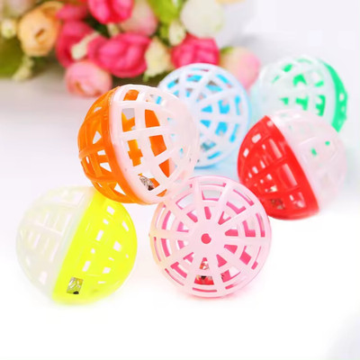 PSK PET MART 6 pcs cat ball suitable for smal kitten Plastic Fetch Toy For Cat