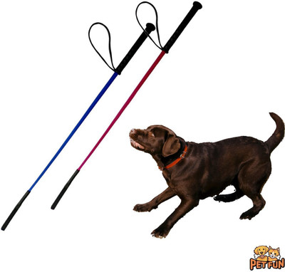Petfun Petfun Dog Training Hunter Stick (COLOR MAY VARY)pack of 2 Nylon, Rubber Training Aid For Dog & Cat