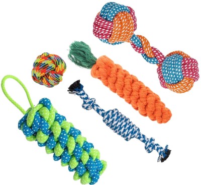 DogTrust Dog Toys + Dog Chew Toys + Puppy Teething Toys + Rope Toys + Dog Toys Cotton Chew Toy, Fetch Toy For Dog & Cat