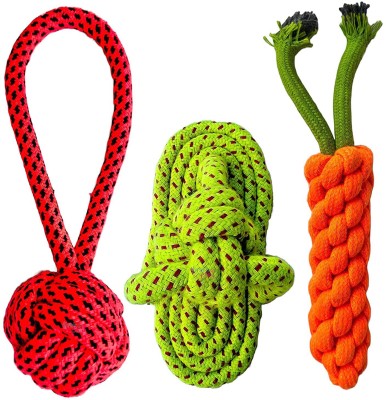 First Play Cotton Chew Teething Rope Toys for Playing and Teeth Cleaning Training Dog Toy Cotton Chew Toy For Dog