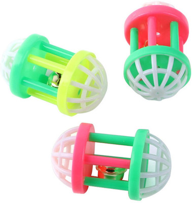 PSK PET MART pack of 3 pcs cat platic rattle toy Plastic Fetch Toy For Cat