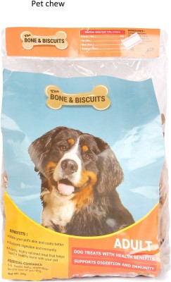 Animax The Bone & Biscuits with Real Chicken for Adult Dogs - 1 Kg Chicken Dog Treat(1 kg)