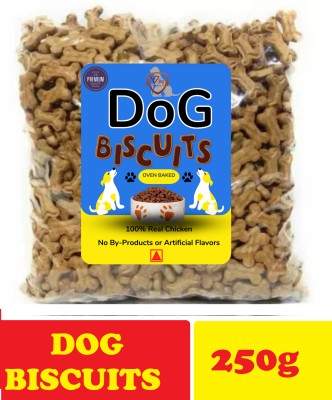 VJOY Oven Baked Brown and Crunchy Dog Biscuits Chicken Dog Treat(250 g)